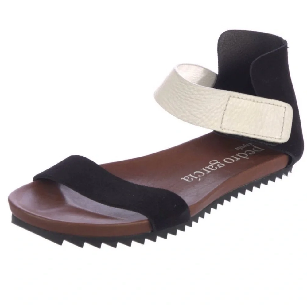 Pedro Garcia Jalila black & white sandals - Picture 2 of 5